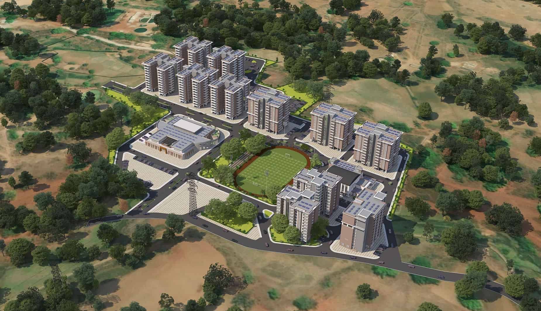 New Township & Residential Towers, NMDC Kirandul